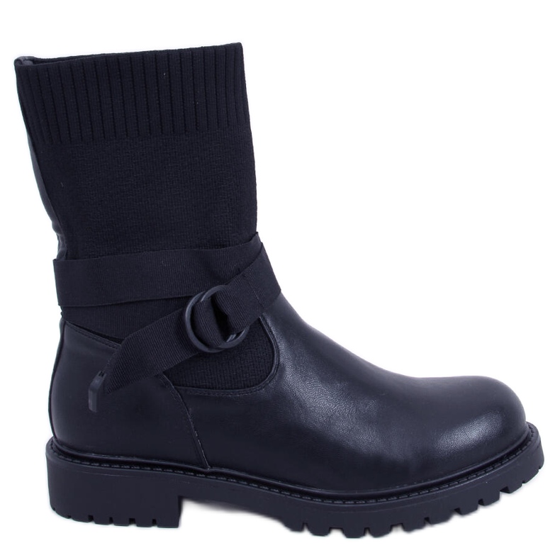 BM Cizme cu partea superioară flexibilă Walls Black negru BM Cizme cu partea superioară flexibilă Walls Black negru