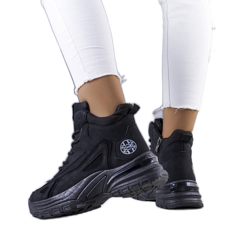 Cizme izolate negre LCJ-22-44-1353L Lee Cooper negru