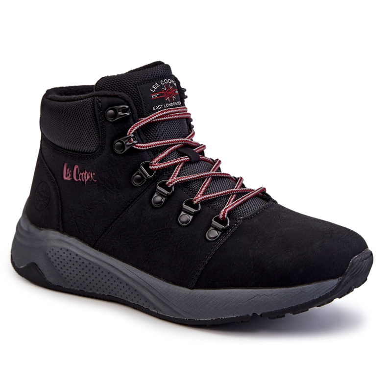 Pantofi de trekking calduri pentru bărbați Lee Cooper LCJ-22-31-1451 Negru