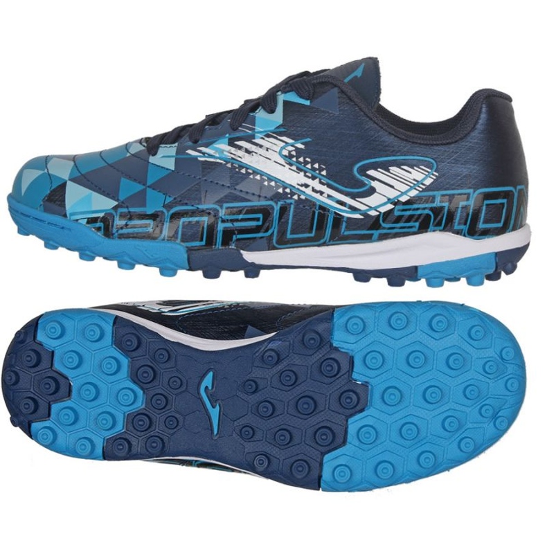 Ghete de fotbal Joma Propulsion 2203 Fg Jr PRJW2203TF albastru albastru și bleumarin