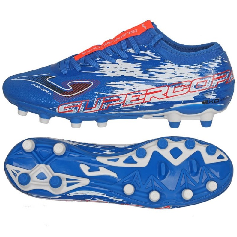 Ghete de fotbal Joma Super Copa 2204 Fg M SUPW2204FG albastru albastru
