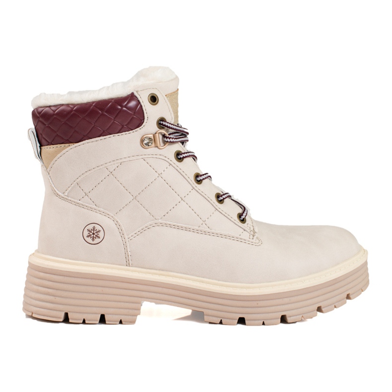 Capcane de dama izolate cu blana shelovet bej