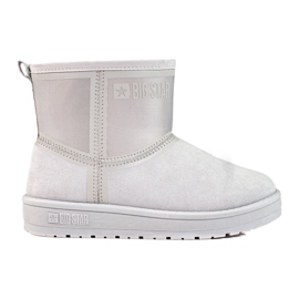 BIG STAR SHOES Cizme de zăpadă slip-on damă Big Star gri KK274613 BIG STAR SHOES Cizme de zăpadă slip-on damă Big Star gri KK274613