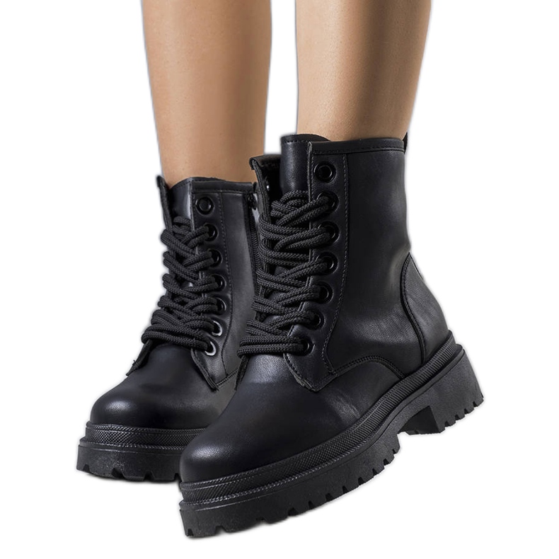 Evento Cizme izolate negre de la Jolene negru Evento Cizme izolate negre de la Jolene negru