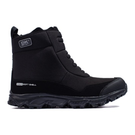 Pantofi de trekking pentru bărbați cu fermoar DK negru