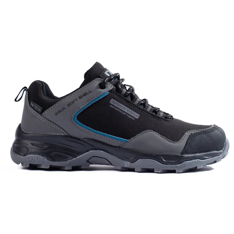 Pantofi de trekking pentru femei DK Waterproof gri negru