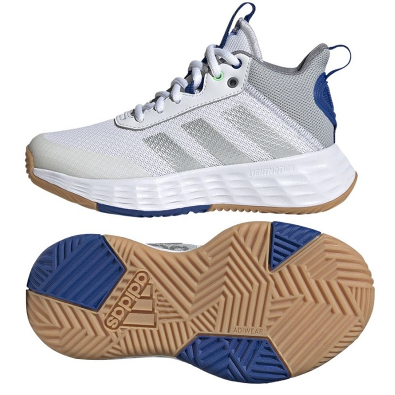 Pantof de baschet Adidas OwnTheGame 2.0 Jr GW1553 alb alb