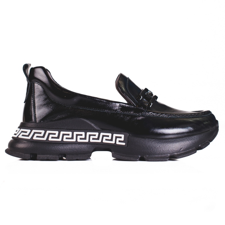 Pantofi negri de dama din piele Shelovet negru