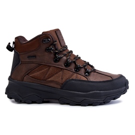 Pantofi caldi de trekking pentru bărbați Cross Jeans KK1R4019C Maro închis Pantofi caldi de trekking pentru bărbați Cross Jeans KK1R4019C Maro închis