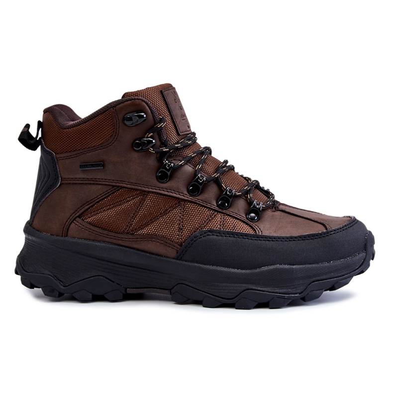 Pantofi caldi de trekking pentru bărbați Cross Jeans KK1R4019C Maro închis