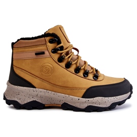 Pantofi de trekking calduri pentru bărbați Cross Jeans KK1R4026C Camel maro