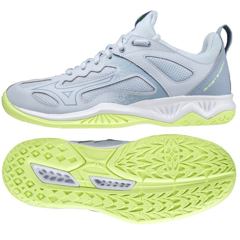 Pantofi de handbal Mizuno SS22 Ghost Shadow W X1GB218002 albastru albastru