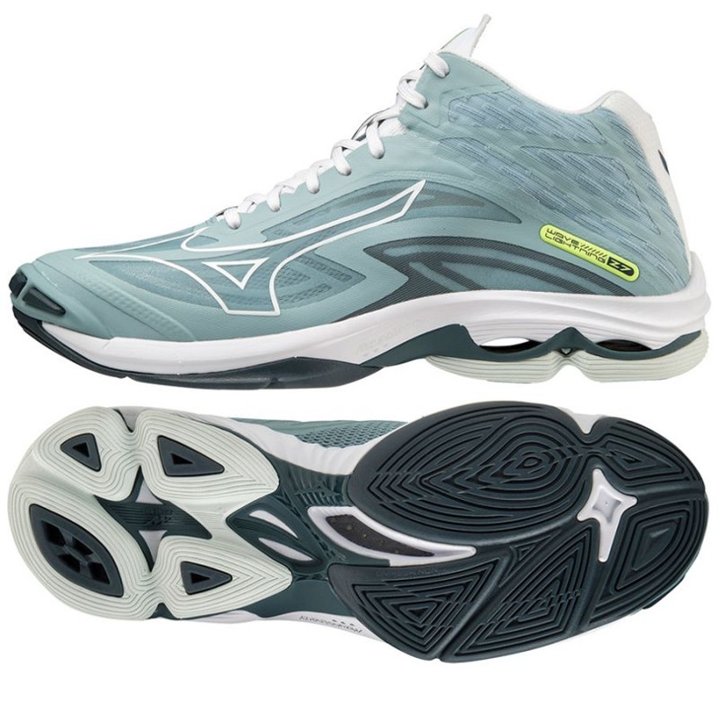 Pantofi de volei Mizuno SS22 Wave Lighting Z7 M V1GA225038 albastru albastru