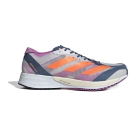 Pantofi Adidas Adizero Adios 7 M GX6647 alb violet portocale