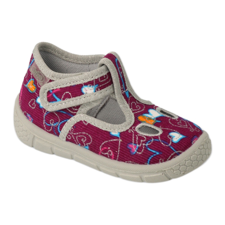 Pantofi copii Befado 630P002 roșu multicolor