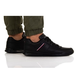Pantofi Tommy Hilfiger Piele Ușoară Detal Dup M FM0FM04280 Bds negru