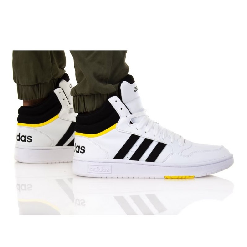 Pantofi Adidas Hoops 3.0 Mid M GZ4533 alb