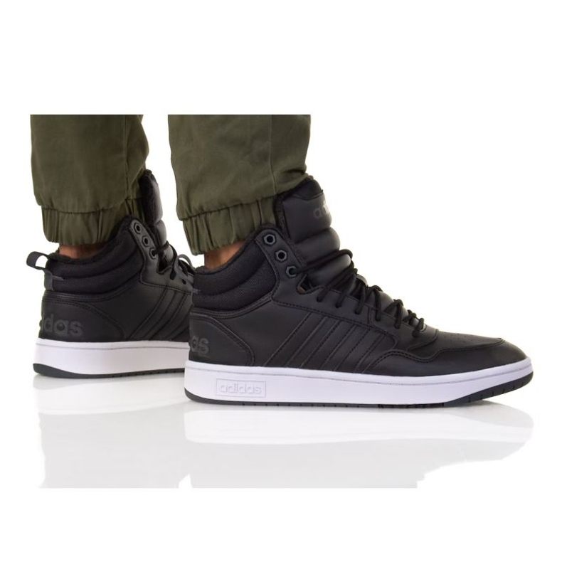 Pantofi Adidas Hoops 3.0 Mid Wtr GZ6679 negru