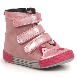 Cizme cu velcro Kornecki Jr KOR6899A roz Cizme cu velcro Kornecki Jr KOR6899A roz