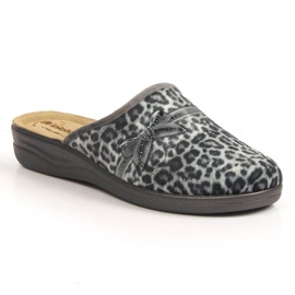 Papuci comozi cu imprimeu leopard Inblu W ARC23 gri Papuci comozi cu imprimeu leopard Inblu W ARC23 gri