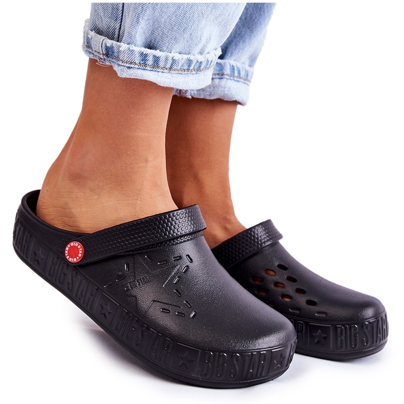 Papuci ușori de damă Kroks Big Star II275001 Negru