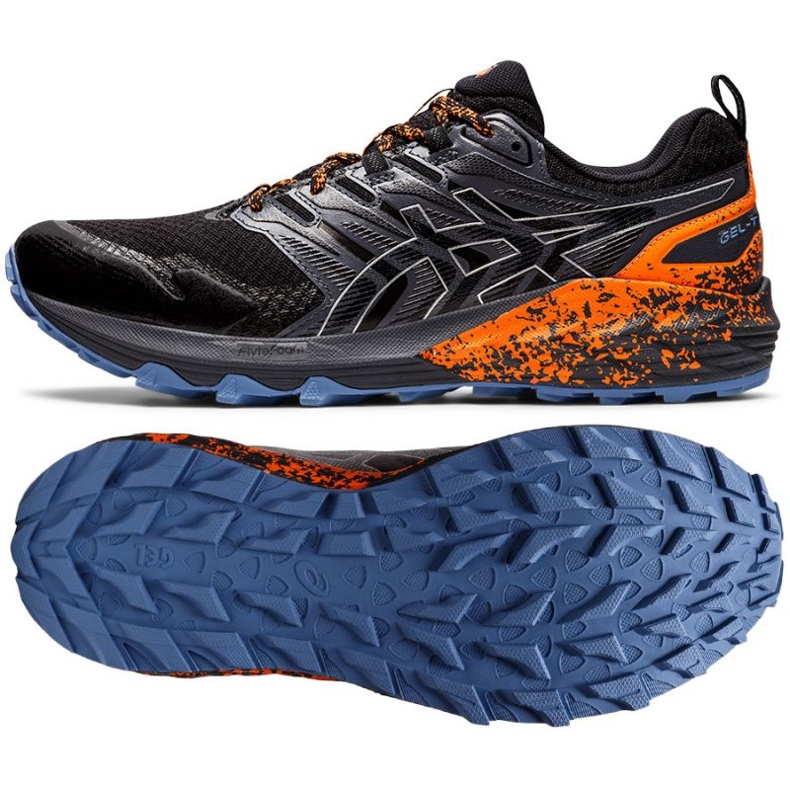 Pantofi de alergare Asics GEL-Trabuco Terra M 1011B029-009 negru portocale gri Pantofi de alergare Asics GEL-Trabuco Terra M 1011B029-009 negru portocale gri