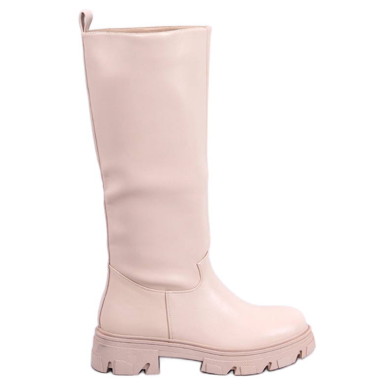 Cizme de călărie Powell Beige de damă bej