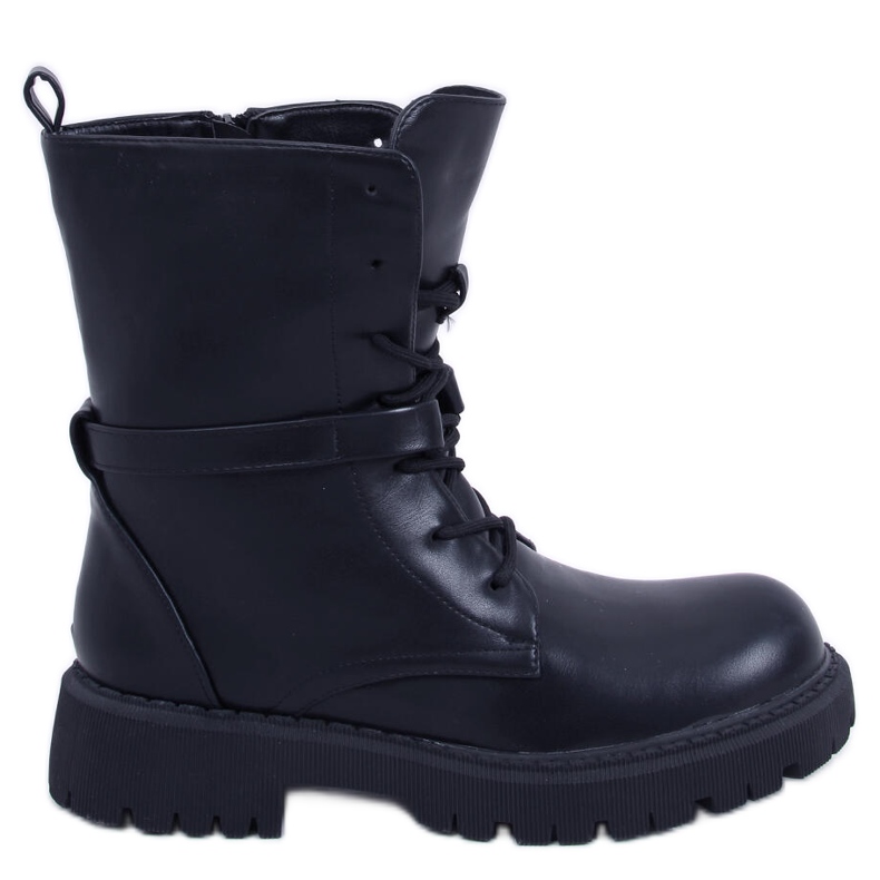BM Cizme cu șireturi Barkley Black negru BM Cizme cu șireturi Barkley Black negru