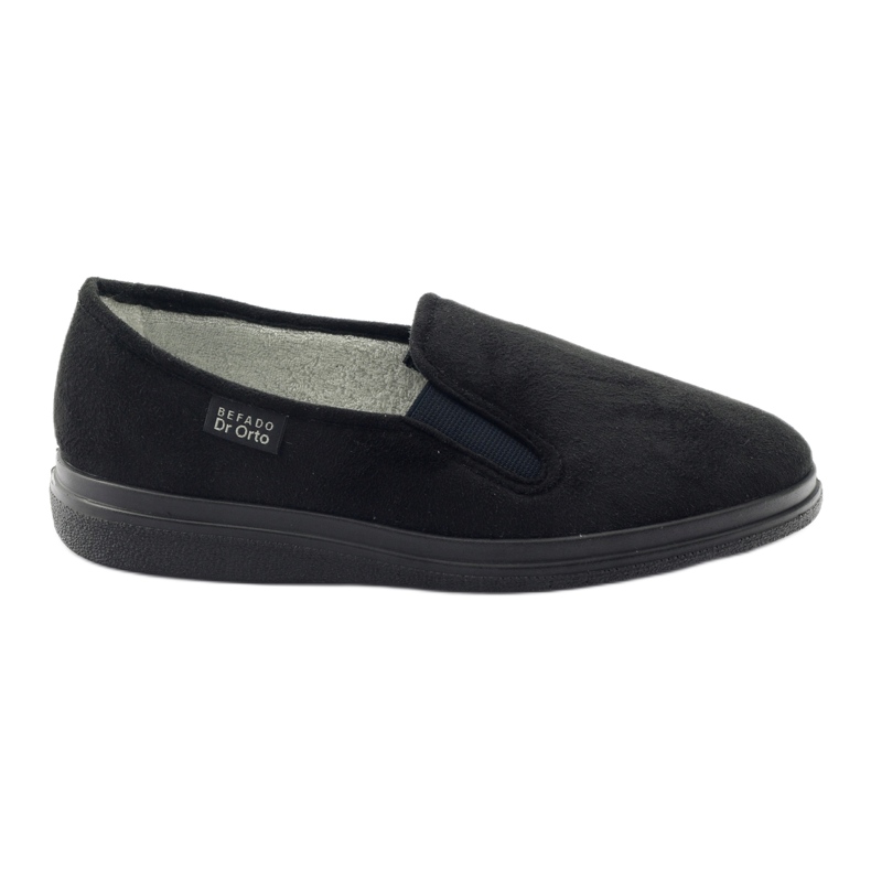 Dr.orto Befado Pantofi papuci pentru bărbați 991m002 Black Silber Insert negru Dr.orto Befado Pantofi papuci pentru bărbați 991m002 Black Silber Insert negru