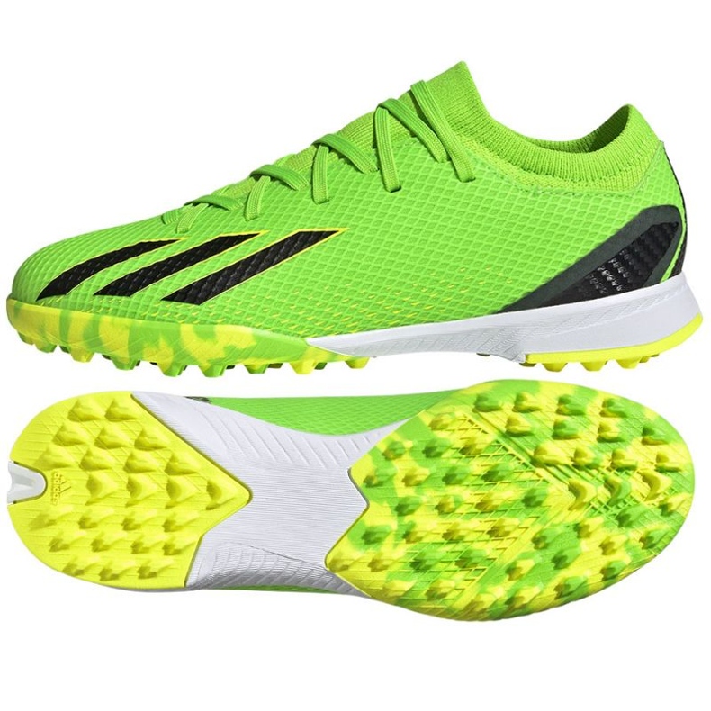 Ghete de fotbal Adidas X Speedportal.3 Tf Jr GW8489 verde verde Ghete de fotbal Adidas X Speedportal.3 Tf Jr GW8489 verde verde