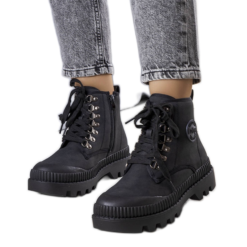 Cizme izolate negre LCJ-22-44-1338L Lee Cooper negru Cizme izolate negre LCJ-22-44-1338L Lee Cooper negru