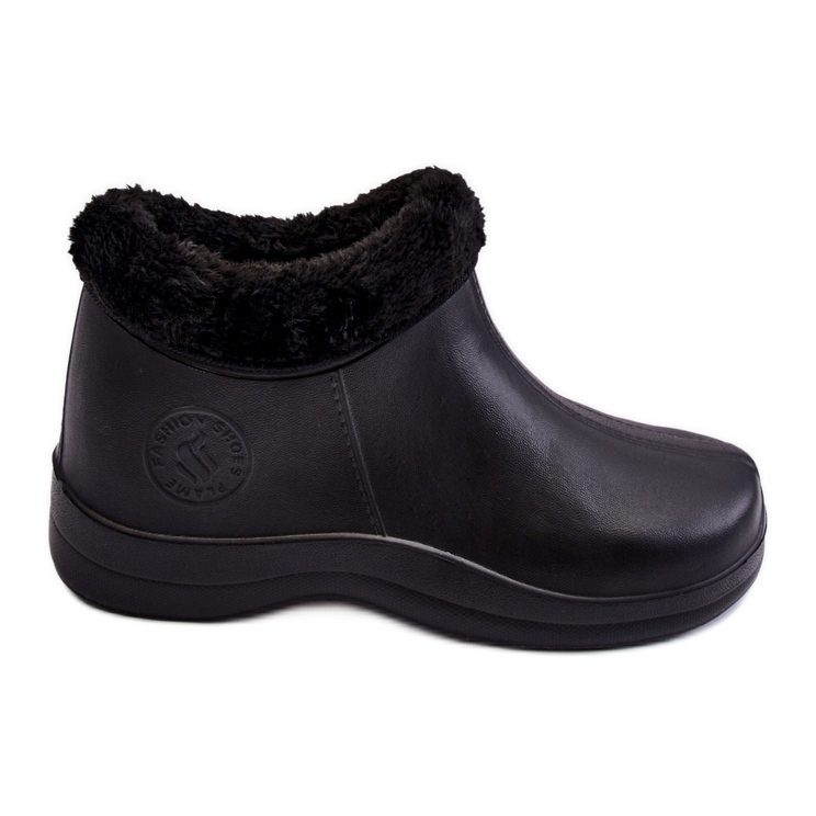 PM2 Cizme de ploaie calde Slip-On de damă Izera negre negru PM2 Cizme de ploaie calde Slip-On de damă Izera negre negru