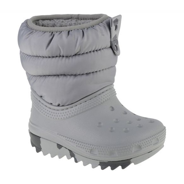 Pantofi Crocs Classic Neo Puff Boot pentru copii mici 207683-007 gri