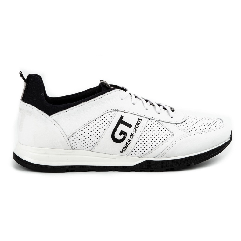 Polbut Pantofi casual barbati din piele 2111P alb