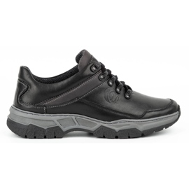 Olivier Pantofi casual barbati din piele 842MA negru Olivier Pantofi casual barbati din piele 842MA negru
