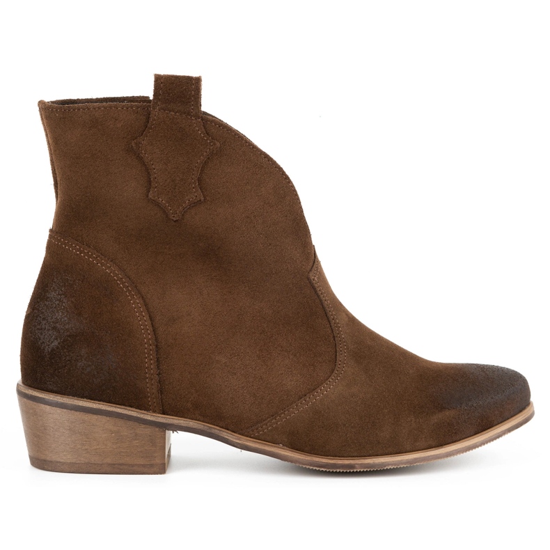 Exquisite Cizme de dama piele 1137 maro