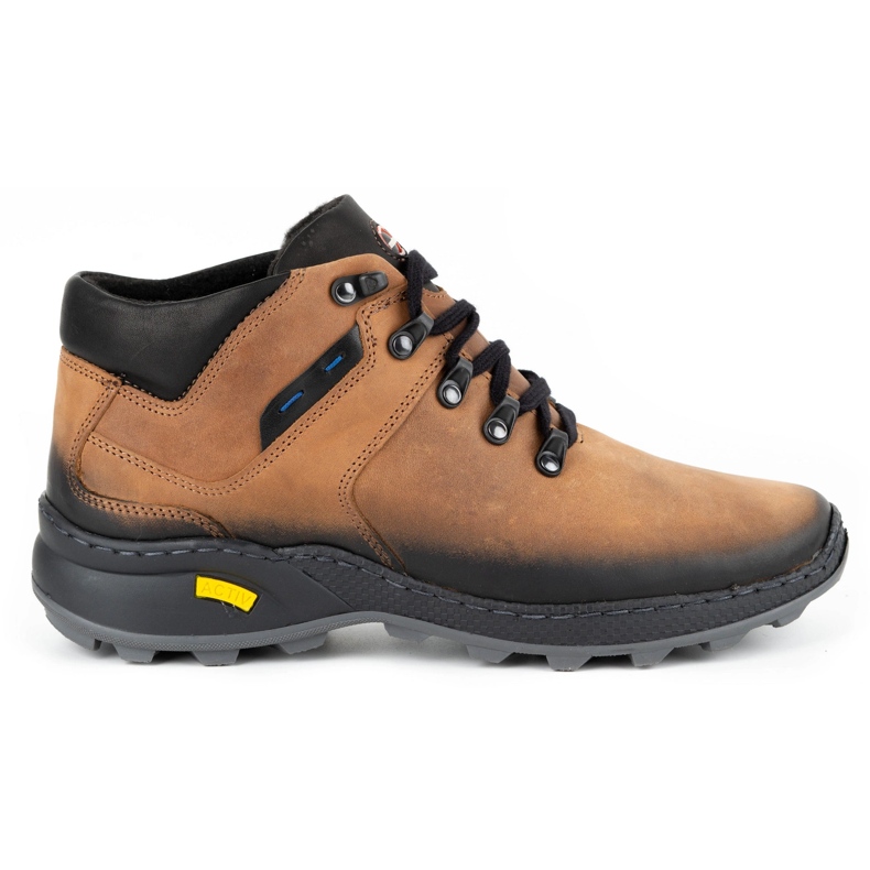 Olivier Pantofi izolați din piele pentru bărbați 895MA roșii portocale