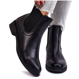 PG1 Cizme Jodhpur din piele Astate negre negru PG1 Cizme Jodhpur din piele Astate negre negru