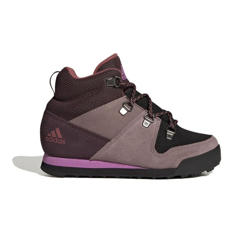 Pantofi Adidas Snowpitch Jr GZ1172 bej maro negru
