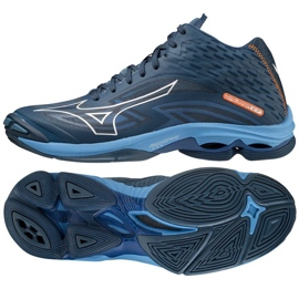 Pantofi Mizuno Wave Lighting Z7 Mid M V1GA225021 albastru marin albastru