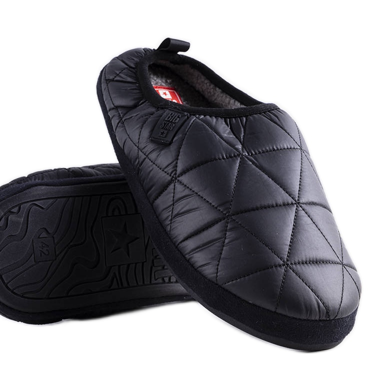 Papuci izolați negri Big Star KK174365 negru