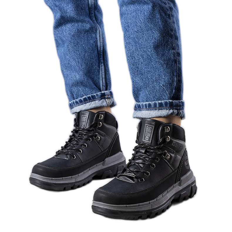 Cizme negre Big Star KK274222 negru