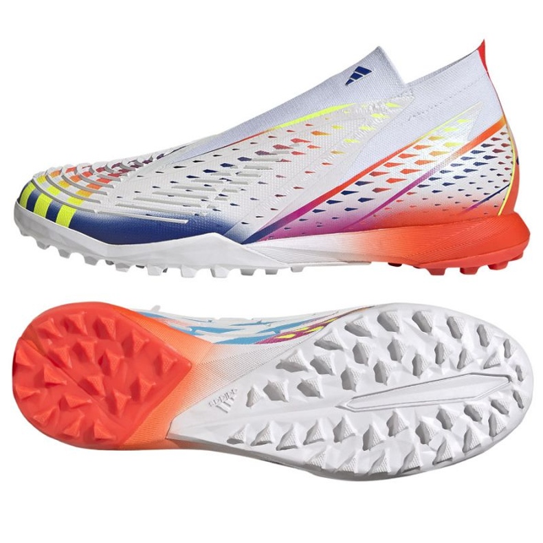 Pantofi de fotbal Adidas Predator Edge.1 Tf M GZ6101 multicolor alb