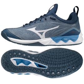 Pantofi de volei Mizuno Wave Luminous 2 V1GA212021 albastru albastru