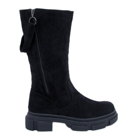 BM Cizme plate dama Slade Black negru BM Cizme plate dama Slade Black negru