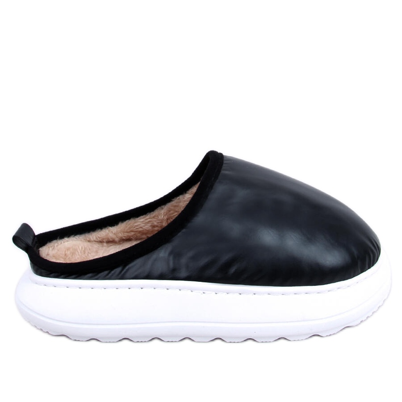 PA1 Papuci izolati de iarna Toby Black negru