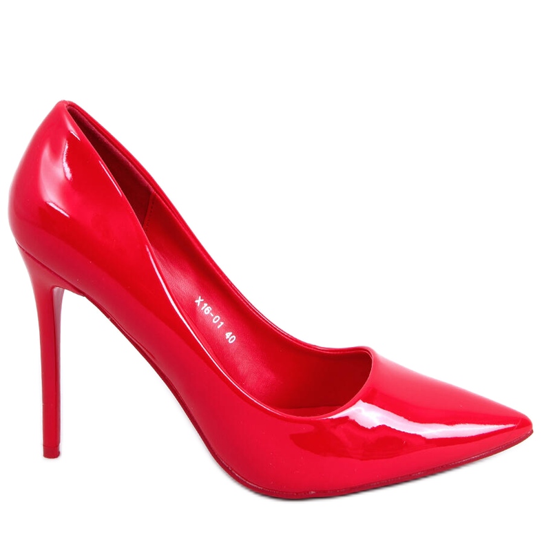 PA1 Tocuri de dama lacuite Rutina Red roșu