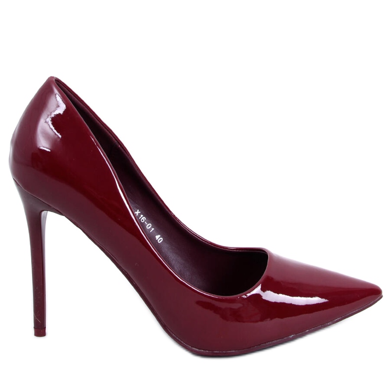 PA1 Tocuri dama lacuite Rutina Wine roșu