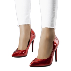 PA1 Tocuri înalte lăcuite în roșu Zayd roşu