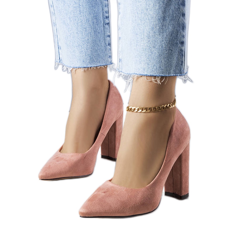 PA1 Pompe roz cu toc de la Amiyah